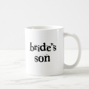 Bride's Son Black Text Koffiemok