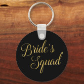 Bride's Squad Bridesmaid Gift Sleutelhanger (Voorkant)