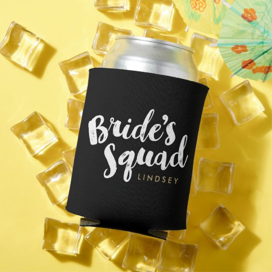 Bride's Squad Gepersonaliseerde Bridal Party Gifts Blikjeskoeler (Insitu Zomer)