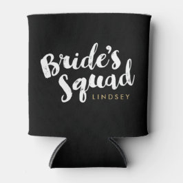 Bride's Squad Gepersonaliseerde Bridal Party Gifts Blikjeskoeler