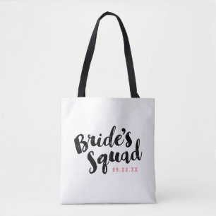 Bride's Squad Gepersonaliseerde Bridal Party Tasse Tote Bag