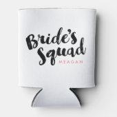 Bride's Squad gepersonaliseerde bruidsmeisje gesch Blikjeskoeler (Voorkant)