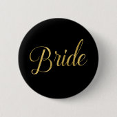 Bride's Squad Matching Bride Pin Ronde Button 5,7 Cm (Voorkant)