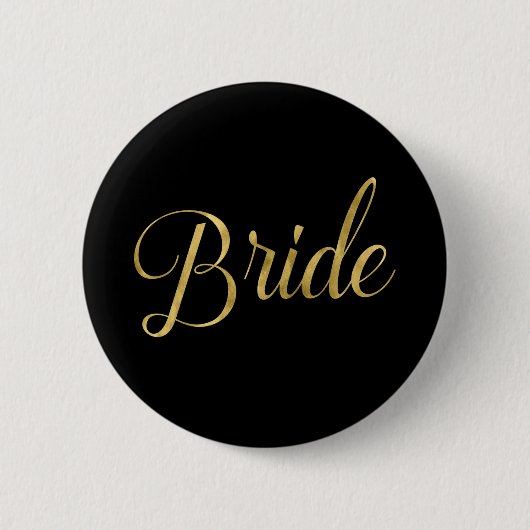 Bride's Squad Matching Bride Pin Ronde Button 5,7 Cm (Voorkant)