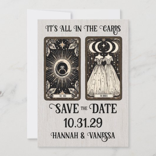 Brides Tarot Save The Date (Voorkant)