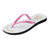 Bride's team Flip Flop (Schuin)