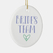 Bride's Team Keramisch Ornament (Rechts)