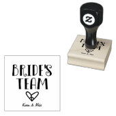 Bride's Team Stamper Rubberstempel (Gestempeld)