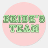 Bride's Team Sticker (Voorkant)