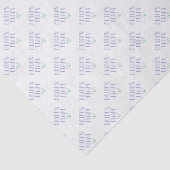 Bride's Team Tissuepapier (Detail)