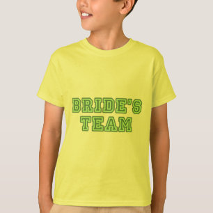 Bride's Team - Universitaire tekst T-shirt