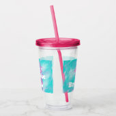 Bride's Tribe Bridesmaids Gift with Names Acryl Drinkbeker (Links)