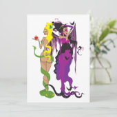 Brides van Adam-uitnodigingen Kaart (Staand voorkant)