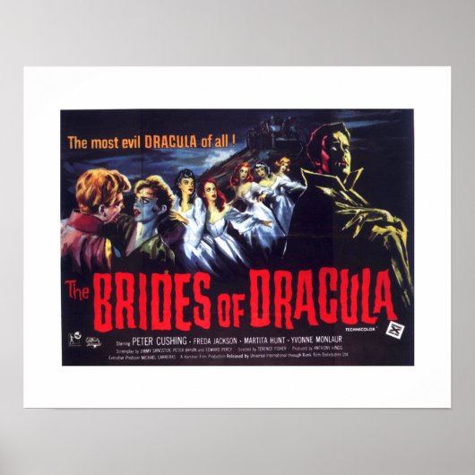 Brides van Dracula Poster (Voorkant)