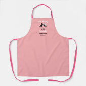 Brides Wedding Day Speciaal Apron gepersonaliseerd Schort (Voorkant)