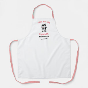 Brides Wedding Day Speciaal Apron gepersonaliseerd Schort