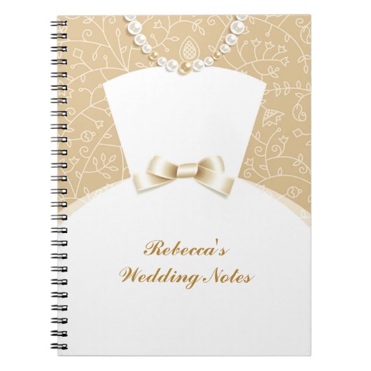 Bride's Wedding Notebook Notitieboek (Voorkant)