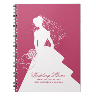 Bride's Wedding Planner-laptop Notitieboek