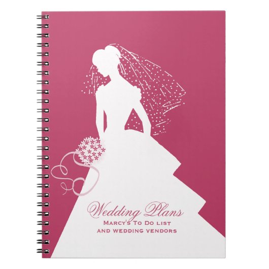 Bride's Wedding Planner-laptop Notitieboek (Voorkant)