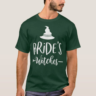 Bride's Witches Bachelorette Party Halloween Wedd T-shirt
