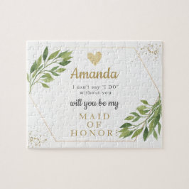 Bridesmai of Maid of Honor proposal puzzle Legpuzzel