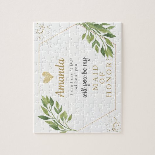 Bridesmai of Maid of Honor proposal puzzle Legpuzzel (Verticaal)
