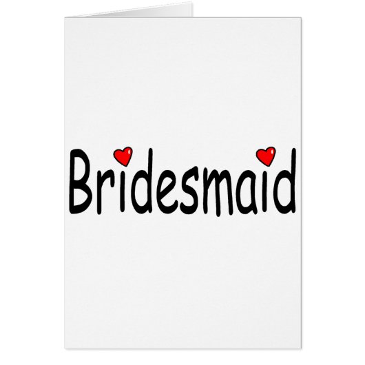 Bridesmaid (Voorkant)