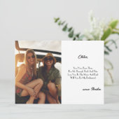 BRIDESMAID AANPASSBARE UITNODIGINGSKAART SJOABLONE KAART (Staand voorkant)