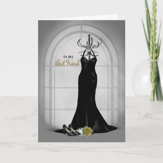 Bridesmaid-aanvraag voor beste vriend (Voorkant)