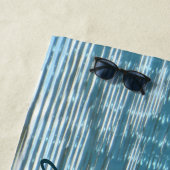 Bridesmaid Abstracte Reflecterende Beach-handdoeke Strandlaken (In situ)