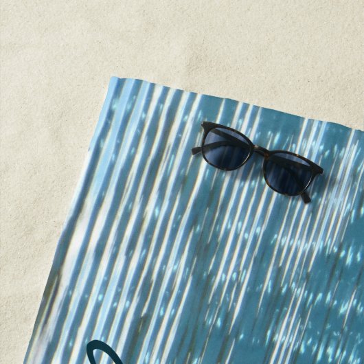 Bridesmaid Abstracte Reflecterende Beach-handdoeke Strandlaken (In situ)