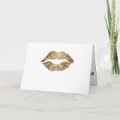 Bridesmaid ask card - Gold kiss - Total sjabloon (Achterkant)