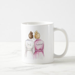 Bridesmaid? Auburn Bun Bride Bl Bun Maid Koffiemok