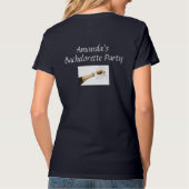 Bridesmaid bachelorette party t-shirt (Achterkant)