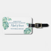 Bridesmaid Bachelorette Weekend Favor Bagagelabel (Voorkant horizontaal)
