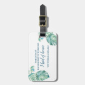 Bridesmaid Bachelorette Weekend Favor Bagagelabel (Voorkant verticaal)