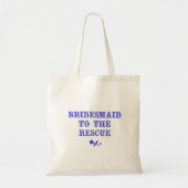 Bridesmaid Bag, helder blauw Tote Bag (Voorkant)