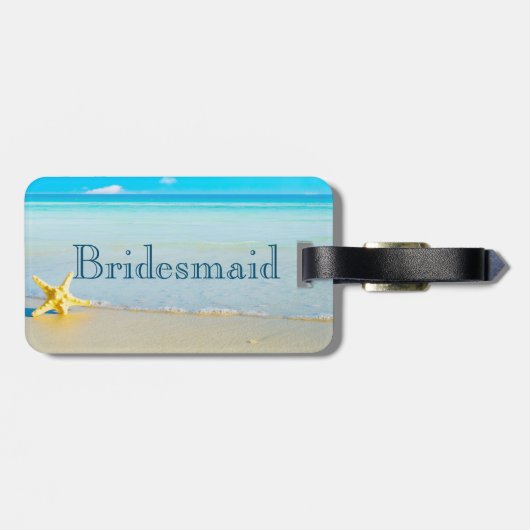 Bridesmaid Bagagelabel (Achterkant horizontaal)