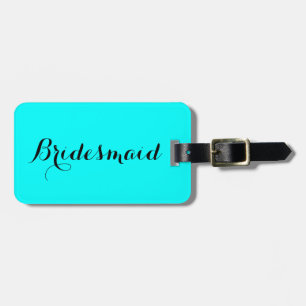Bridesmaid bagagelabel