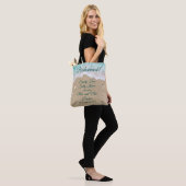 Bridesmaid Beach Waves Sandy Toes Tote Bag (Op model)