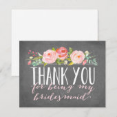 Bridesmaid Bedankt | Bridesmaid (Voorkant / Achterkant)