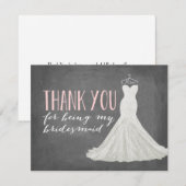 Bridesmaid Bedankt | Bridesmaid (Voorkant / Achterkant)