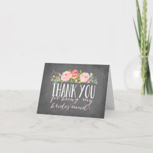 Bridesmaid Bedankt   Bridesmaid