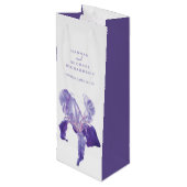 Bridesmaid bedankt voor de bruiloft van de irawijn wijn cadeautas (Achterkant Gekanteld)