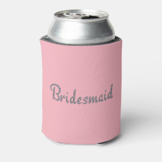 Bridesmaid bling koelbox blikjeskoeler (Blikje Achterkant)