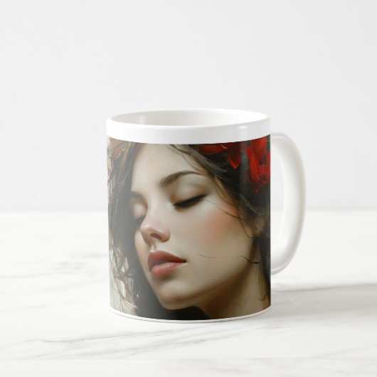 Bridesmaid Bliss: gepersonaliseerde mok voor uw be (Voorkant rechts)