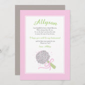 Bridesmaid Bouquet-aanvraagkaart Kaart (Voorkant / Achterkant)