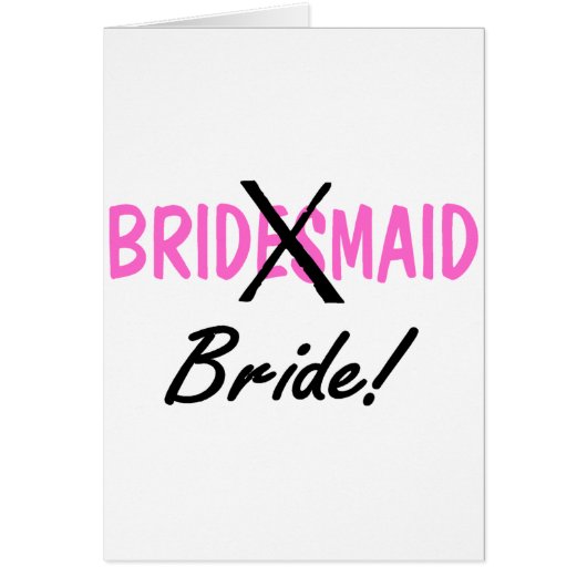 Bridesmaid Bride (Voorkant)