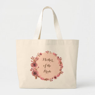 Bridesmaid Bride Moeder Groom Bloemenmeisje Grote Tote Bag