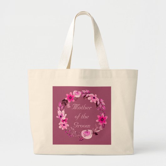 Bridesmaid Bride Moeder van de Bride Groom Grote Tote Bag (Voorkant)